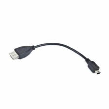 Кабель OTG USB 2.0 AF to MiniBM OTG Cablexpert (A-OTG-AFBM-002) 0.15м