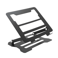 Підставка до ноутбука L018(стандарт) складана, до 17', алюміній, колір чорний, 245*225*30 мм, 1,5 кг 