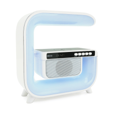 Настільна лампа G3, Bluetooth колонка, блопроводна зарядка телефону, світло RGB, Box