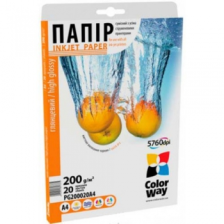 Фотопапір PrintPro глянц. 200г/м, A4 PG200-20