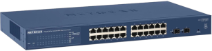 Комутатор  Netgear ProSafe 24x 1GB Ethernet, 2x 1GB SFP Managed (GS724TP-300EUS)