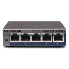 Комутатор  NETGEAR GS105E 5xGE, керований L2 GS105E-200PES