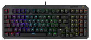 Клавіатура механічна ASUS TUF Gaming K3 Gen II, 97key, Optical-Mechanical RGB Switch, USB-A, EN/UK, 