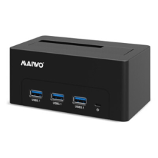 Док-станція Maiwo K308H Black для HDD 2,5"/3,5" SATA, 3*USB3.0 через USB3.0