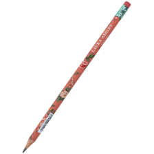 Олівець графітний  Axent LA, Charming круглий, з гумкою, НВ (9009/36-21-A)