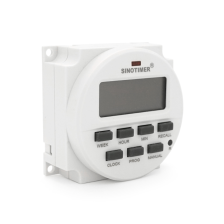 Таймер тижневий  Sinotimer TM618N-4, програмований, 16А, 12V, 60х60х30 мм