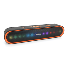 Колонка  Kisonli LED-915 Bluetooth 5.0, 2х5W, 1200mAh, USB/TF/BT/FM/AUX, DC: 5V/1A, Orange, BOX, Q30