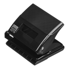 Діркопробивач Buromax пластиковий, до 20 аркушів, 120 х 88 х 76 мм, чорний (BM.4019-01)