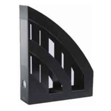 Лоток пластиковий КіП  вертикальний, чорний (ЛВ-01черн.)