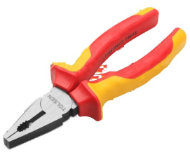 Плоскогубці  Tolsen Premium, діелектричні, для робіт під напругою 1000В, 180мм, CrV V1600