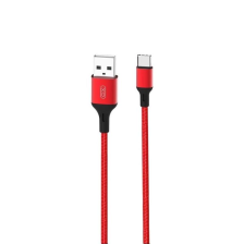 Кабель  XO NB143 USB - USB Type-C, (M/M), 2.4A 1 м Red (6920680870691)