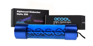 Резервуар до  системи рідиного охолодження    ALPHACOOL HELIX BLUE 250MM 15304 