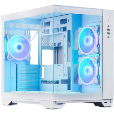 Корпус  Chieftec VISIO GM-30W-TG-OP ATX, без БЖ, White