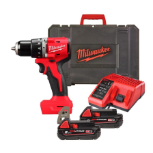 Шурупокрут Milwaukee M18 BLPDRC-202C 60.5 Нм (+2 акумулятора, зарядний пристрій, HD кейс) (4933492822)
