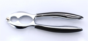 Горіхокол  Ardesto Gemini, 17см, цинковий сплав, пластик, чорний AR1917BN