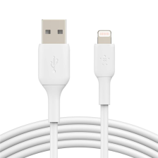Кабель  USB-A > Lightning заряджання/синхронізації Belkin 2м, PVC, білий CAA001BT2MWH