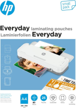 Плівка для ламінування  HP Everyday Laminating Pouches, A4, 80 Mic, 216 x 303, 25 pcs (9153) (838139)