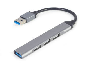 Концентратор  Gembird USB-A to USB 3.1 Gen1 (5 Gbps), 3 х USB 2.0 (UHB-U3P1U2P3-02)