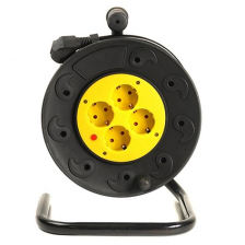 Мережевий подовжувач-катушка PowerPlant (JY-2002/30) 30m Черный