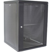 Шафа настінна  Hypernet 15U 19" 600x600 (WMNC66-15U-FLAT-BLACK)