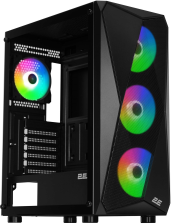 Корпус  2E Gaming Aruba G3313B Black with window (2E-G3313B)