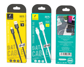 Кабель  SkyDolphin S07L TPE High Elastic Line USB - Lightning (M/M), 1 м, White (USB-000593)