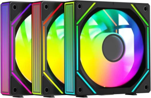 Кулер  Ocypus Gamma F12 UNI ARGB Black 3pcs (GAMMA-F12-BK3AM00U-GL)