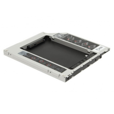 Фрейм перехідник Grand-X підключення HDD 2.5`` в відсік приводу ноутбука SATA/mSATA