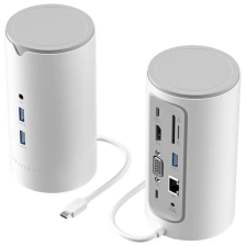Док-станція  USB3.1 Type-C --> HDMI/VGA/USB3.0x3/RJ45/SD/TF/TRRS3.5m/PD/DC100W12-in-1Ventio