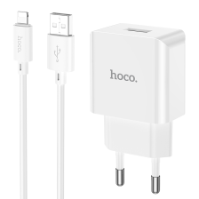 Зарядний пристрій  Hoco C106A charger set(iP) White
