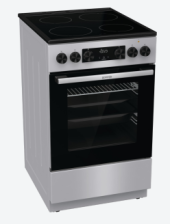 Плита електрична Gorenje GEC 5C41 SG, Склокераміка