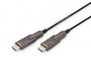 Кабель  ASSMANN HDMI 4K AOC (ADM/ADM) 10м, чорний AK-330127-100-S