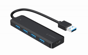 USB-хаб Gembird UHB-U3P4P-02 на 4 порти USB 3.1