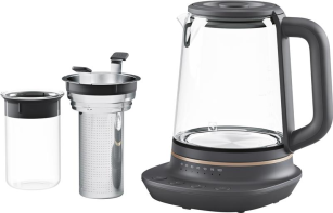 Електрочайник  Electrolux E7GK1-8BP, 1.7 л, 2400 Вт, скло E7GK1-8BP