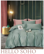 Комплект постільної білизни  SOHO Євро Boutique 200*230 Dew Mint