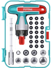 Набір інструментів Total Т-подібна викрутка, біти, головки 31 шт (TACSD30316 )