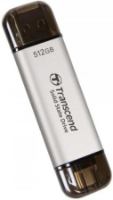Зовнішній SSD-накопичувач  Transcend ESD310 512GB Silver