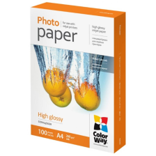 Фотопапір  ColorWay A4 260г glossy 100ст, карт.уп. (PG260100A4)
