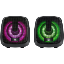Акустична система  Defender J2, 6Вт, підсвітка, USB, чорна