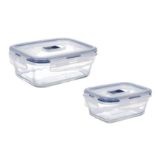 Харчовий контейнерів Luminarc Pure Box Active набор 2шт прямоуг. 380мл/820мл (P7644)