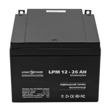 Аккумуляторная батарея LogicPower LPM 12V 26AH (LPM 12 - 26 AH) AGM