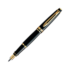 Ручка пір'яна  Waterman EXPERT Black  FP F (10 021)