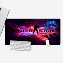 Килимок  300*800 тканинний "COUNTER STRIKE GO" з боковою прошивкою, товщина 2 мм, Пакет