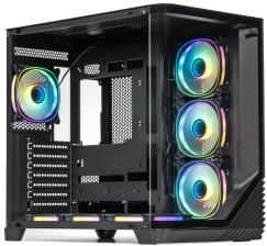 Корпус  QUBE MIRAGE 7ARGB Black with window (MIRAGE_GBNU3)