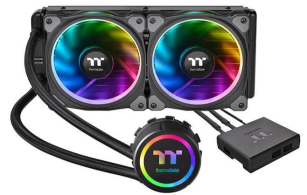 Система рідинного охолодження  ThermalTake Floe Riing RGB 240 TT Premium Edition (CL-W157-PL12SW-A)