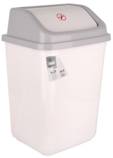 Контейнер для сміття  Violet House White 30 л (0098 White з/кр. 30 л)