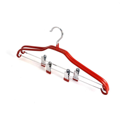 Вішалки Ardesto 42см, 2шт, метал, ПВХ, червоний ARHC2802RC