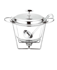 Марміт  Ardesto Black Mars 3800мл, скло, нержавіюча сталь, кругла, прозорий AR2416FW