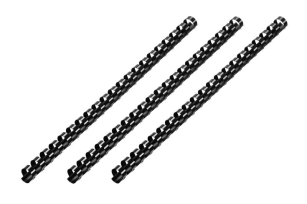 Пластикові пружини для біндера  2E, 28мм, чорні, 50шт 2E-PL28-50BL