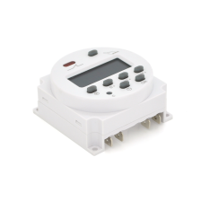 Реле CN101A з індикацією затримки часу, для підключення на DIN рейку до 16А, 220V